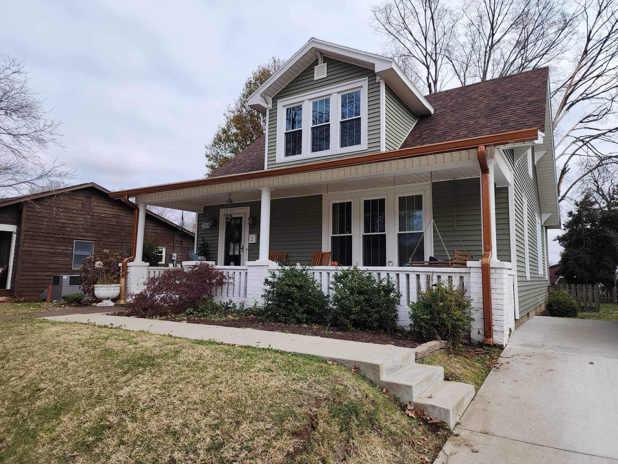 Siding and seamless gutter project